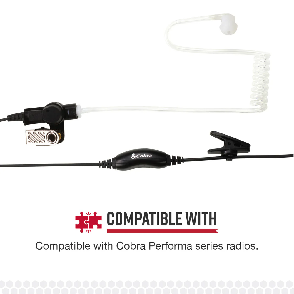 Surveillance Headset with Transparent Acoustic Tube - Image 4